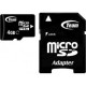 TEAM GROUP MicroSD 4Gb Class 10 + Ad. SD