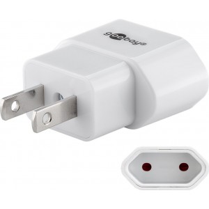 Adaptateur secteur US/Japon, blanc