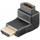 Adaptateur coudé HDMI™, Doré