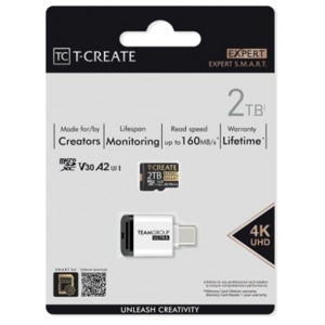 T-CREATE  S.M.A.R.T. MicroSDXC Card Memory Card 512GB