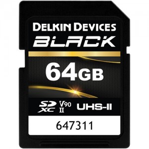 DELKIN SD 128GB BLACK UHS-II V90 Pack 2